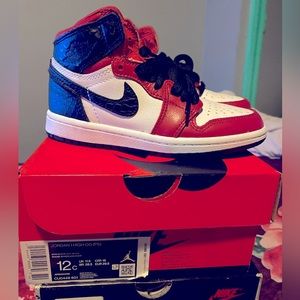 Air Jordan 1 Read Black and Whits size 12c
